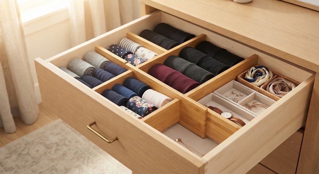 $6 Drawer Organization Fix — Drawer and Dream Bamboo Drawer Dividers — Drawer and Dream