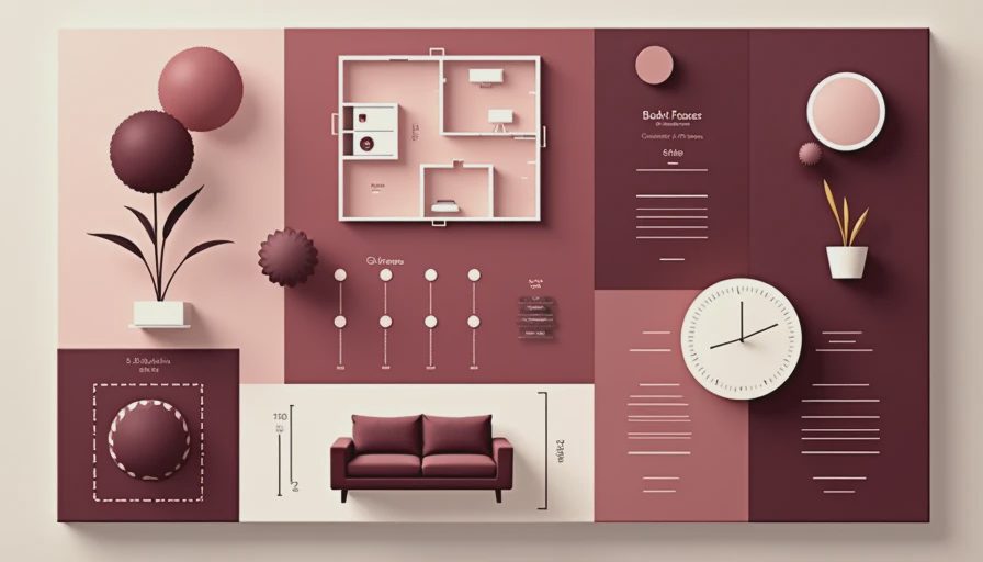 Visual context for room design layout