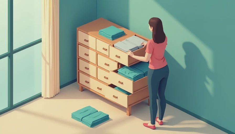 Visual context for 9 drawer dresser