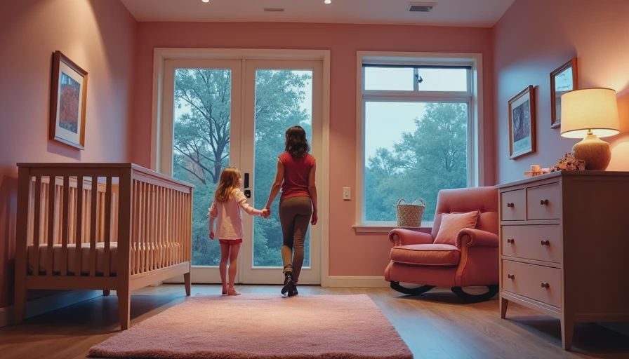 Visual context for nursery furniture sets