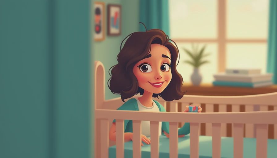 Visual context for baby furniture