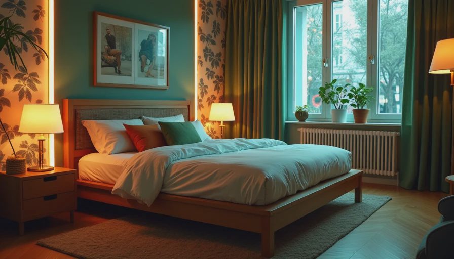 Illustration for king size bed frame