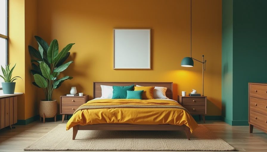 Visual context for bedroom furniture sets