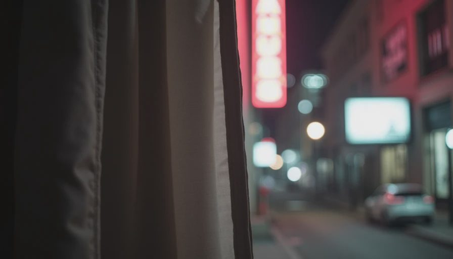 Visual context for bedroom curtains